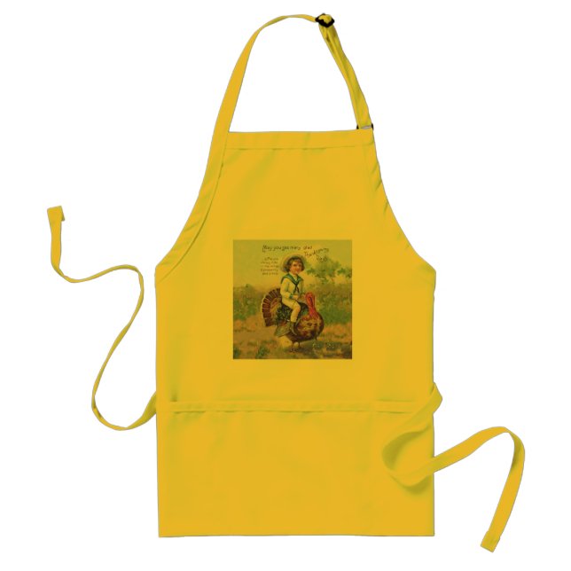 Funny Thanksgiving Turkey Standard Apron (Front)