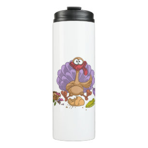 funny thanksgiving turkey thermal tumbler