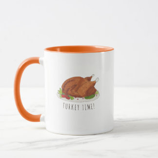 Funny Thanksgiving Turkey Time Mug