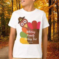 Funny Thanksgiving Turkey Trot Matching Family