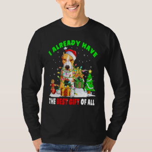 Funny The Best Presents Of All Xmas Santa Pit Bull T-Shirt