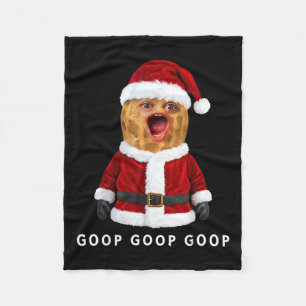 Funny The Burnt Peanut Goop Bungulator Christmas  Fleece Blanket