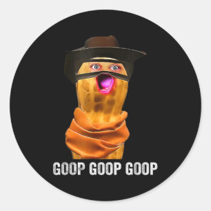 Funny The Burnt Peanut Goop Bungulator Classic Round Sticker