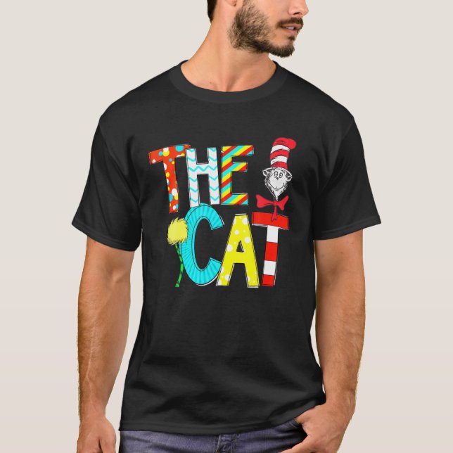 Funny The Cat St Patrick's Day T-Shirt (Front)