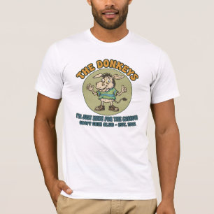 Funny The Donkeys I'm Just Here For The Carrots T-Shirt