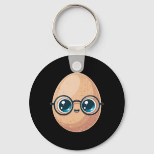 Funny The Good Egg Teacher Halloween Costume Food Key Ring