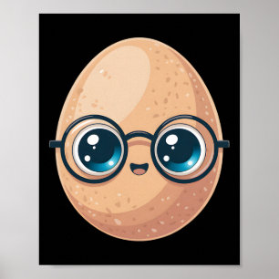 Funny The Good Egg Teacher Halloween Costume Food  Poster