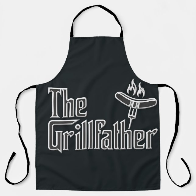 Funny The Grillfather Apron (Front)