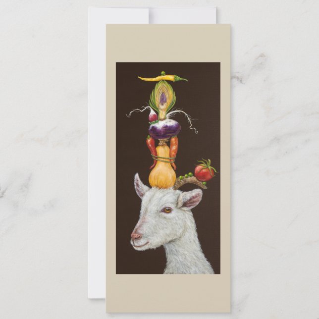 Funny "The Harvesters" (right side) flat card (Front)