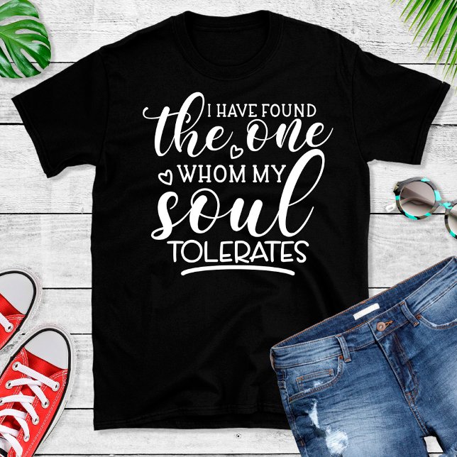 Funny The One I Tolerate Valentines Women's   T-Shirt (Creator Uploaded)