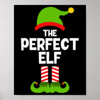 Funny The Perfect Elf Christmas Family Party Pajam