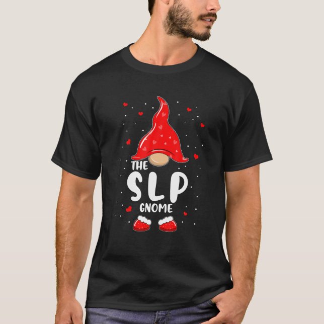 Funny The SLP Gnome Speech Language Pathologist Va T-Shirt (Front)