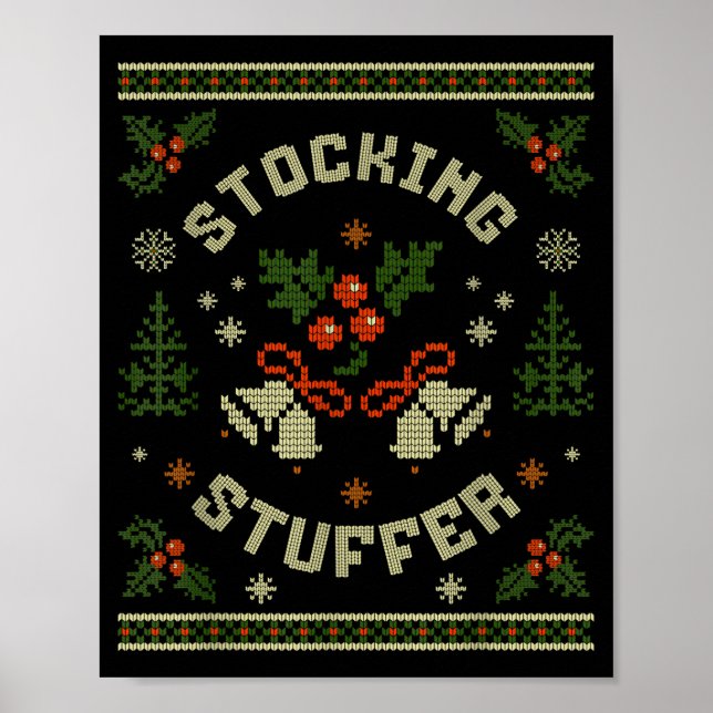 Funny The Stocking Stocking Stuffer Matching Coupl Poster (Front)