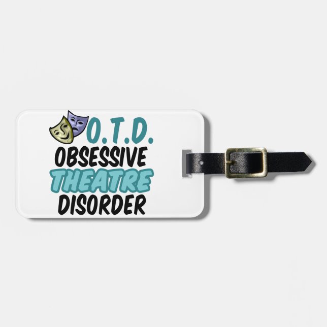 Funny Theatre Luggage Tag (Front Horizontal)