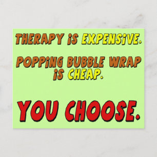Funny Therapy T-shirts Gifts Postcard