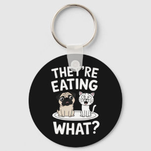 Funny They're Eating The Pets Humourous Trump Quot Key Ring