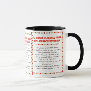 Funny Things I Learned From My Labrador Retriever Mug