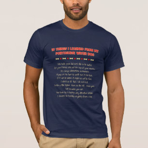 Funny Things I Learned From Portuguese Water Dog T-Shirt