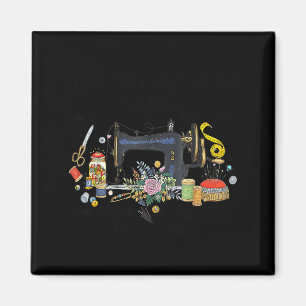 Funny Things Spare Time Sewing Quilting Magnet