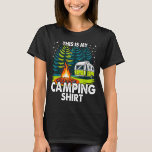 Funny this is camping for camper camping men women T-Shirt