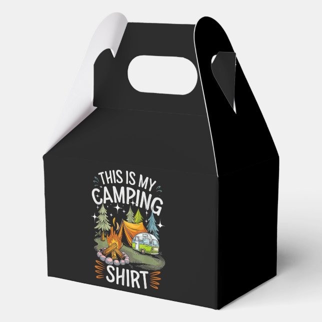 Funny This Is My Camping For Camper Favour Box (Front)