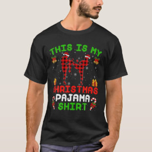 Funny This Is My Christmas Pajama Muay Thai Christ T-Shirt