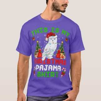 Funny This Is My Christmas Pajama Snowy Owl Chris T-Shirt