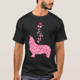 Funny This Is My Valentine Pajama Corgi Dog Lover T-Shirt