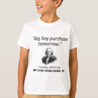 Funny Thomas Jefferson USA History Teacher Louisia