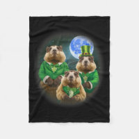 Funny Three Groundhog Moon 3 Groundhog Head St Pat