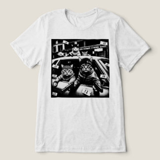 Funny Thug Life Gangster Cats Tri-Blend Shirt