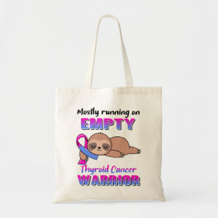 Funny Thyroid Cancer Awareness Gifts Tote Bag