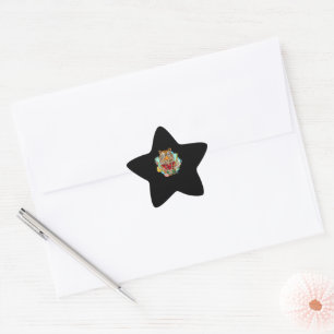 Funny Tiger Cameraman Photographer Lover Gift Star Sticker