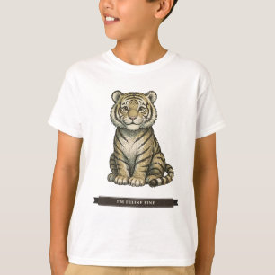 Funny Tiger for Kids T-Shirt