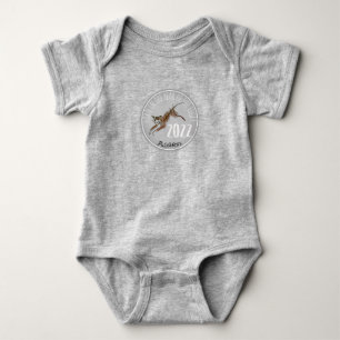 Funny Tiger Illustration Baby born 2022 name BBs Bodysuit