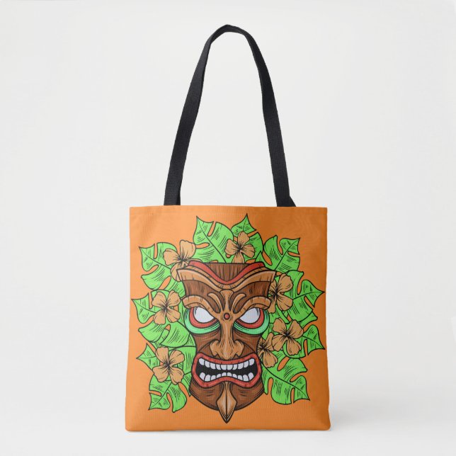 Funny Tiki Mask bags (Front)