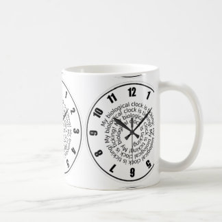 Funny Time Clock Coffee or Tea Mug