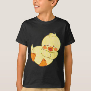 Funny Tired As Duck I Love Cute Ducklings Quote Gi T-Shirt
