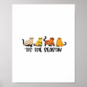 Funny Tis The Season Spooky Halloween Costume Poster