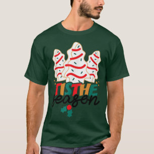 Funny Tis The Season Xmas Tree Xmas Leaves Christm T-Shirt