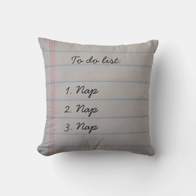 Funny To Do List Cushion (Front)