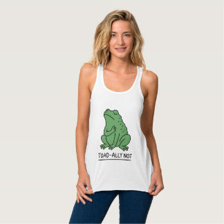 Funny Toad-Ally Not Frog Singlet