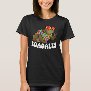 Funny Toad, Kids Toad, Hippie Toad, Frog, Amphibia T-Shirt