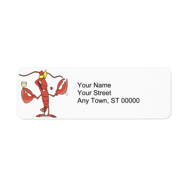 funny toasting lobster cartoon (Front)