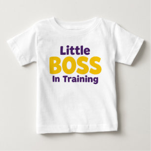Funny Toddler Boss Cute Infant Phrase Baby T-Shirt
