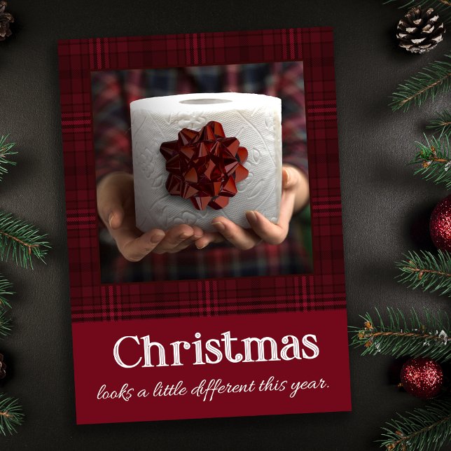 Funny Toilet Paper Gift Covid Christmas Holiday Card (Creator Uploaded)