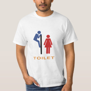 Funny Toilet Sign T-Shirt