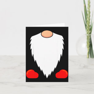 Funny Tomte Swedish Gnome Beard Christmas Yule Nis Card