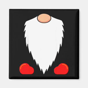 Funny Tomte Swedish Gnome Beard Christmas Yule Nis Magnet