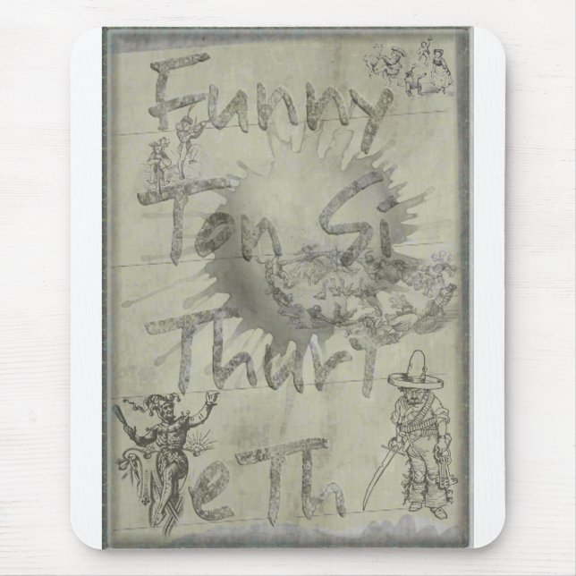 Funny Tonne si thurt Eth Mouse Pad (Front)